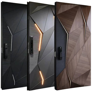 Customized Modern Villa Aluminum Alloy Security Pivot Swing Door