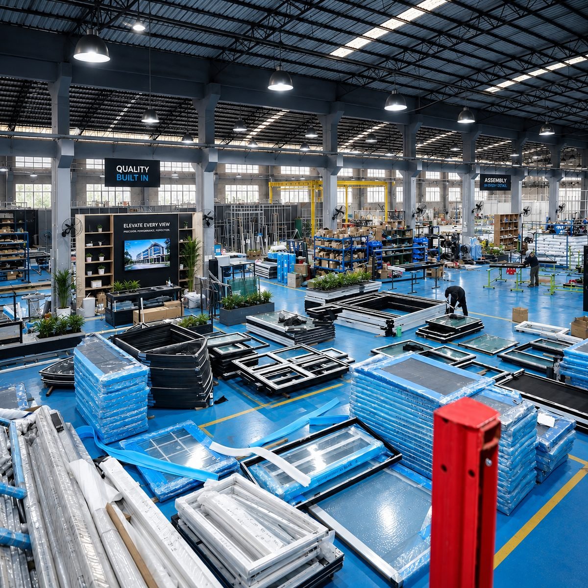 Quality inspection of aluminum windows