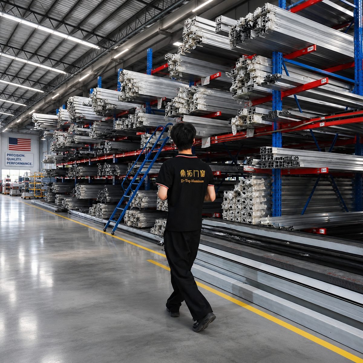 Door and window assembly line