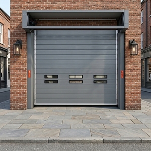 Heavy Duty Aluminum Spiral High Speed Door Windproof Anti-Theft