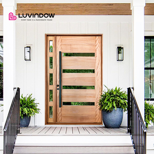 American Wooden Main Door Design Front Doors Modern TEAK OAK Commercial Door