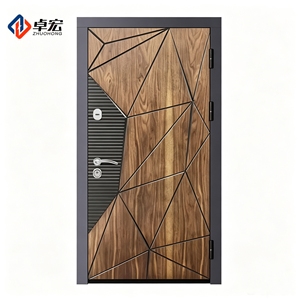 Floor-to-Ceiling Heightened Vertical Security Door, Modern Minimalist Narrow Frame Smart Fingerprint Door