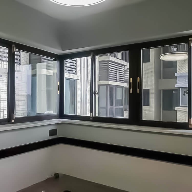 Panoramic structural glass fixed windows