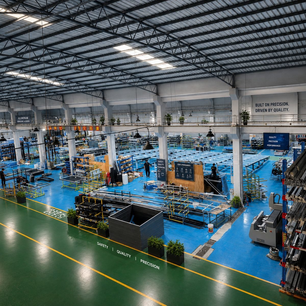 Fortor production floor