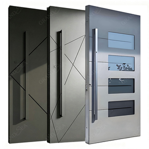 Luxury Modern Cast Aluminum Pivot Door