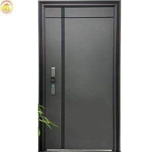 Custom Minimalist Design Stainless Steel Villa Main Entrance Door