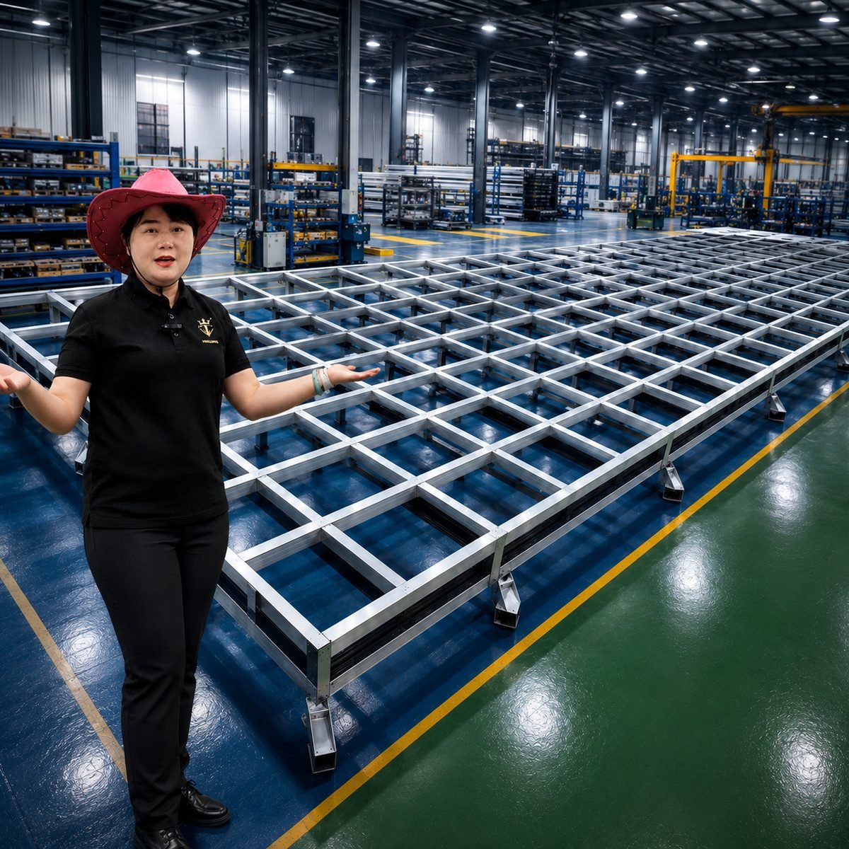 Fortor aluminum sunroom manufacturing shop floor