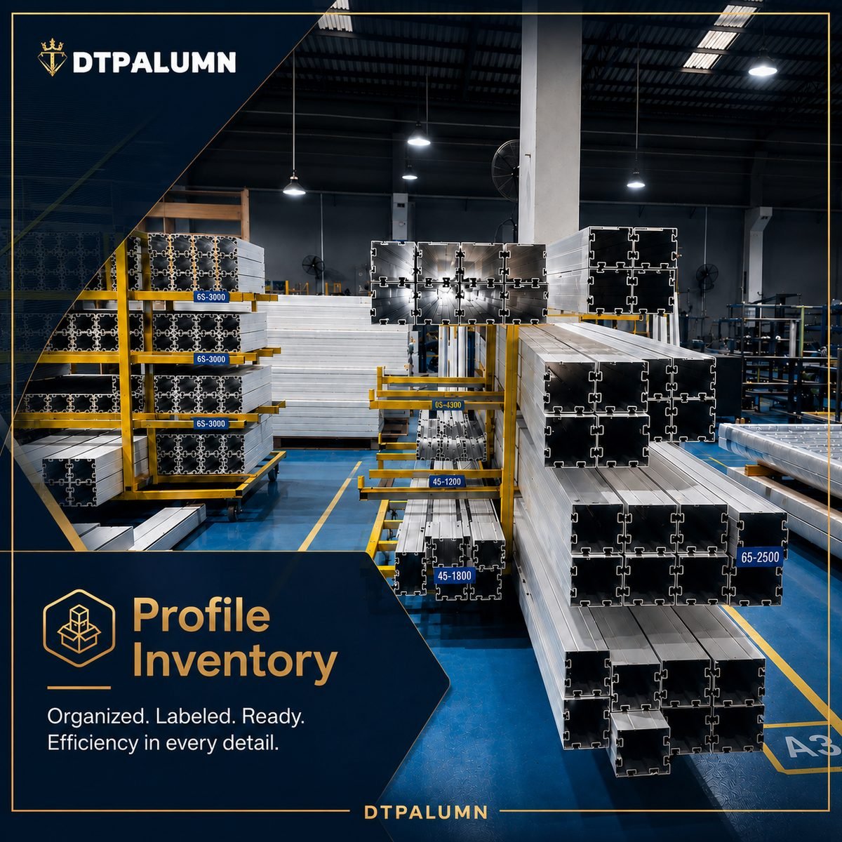 Precision aluminum profile cutting