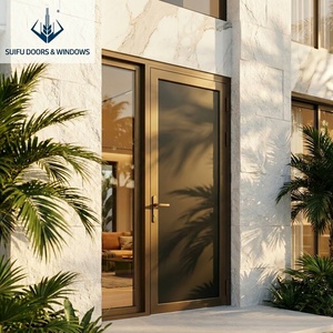 French Style Aluminum Swing Entrance Door