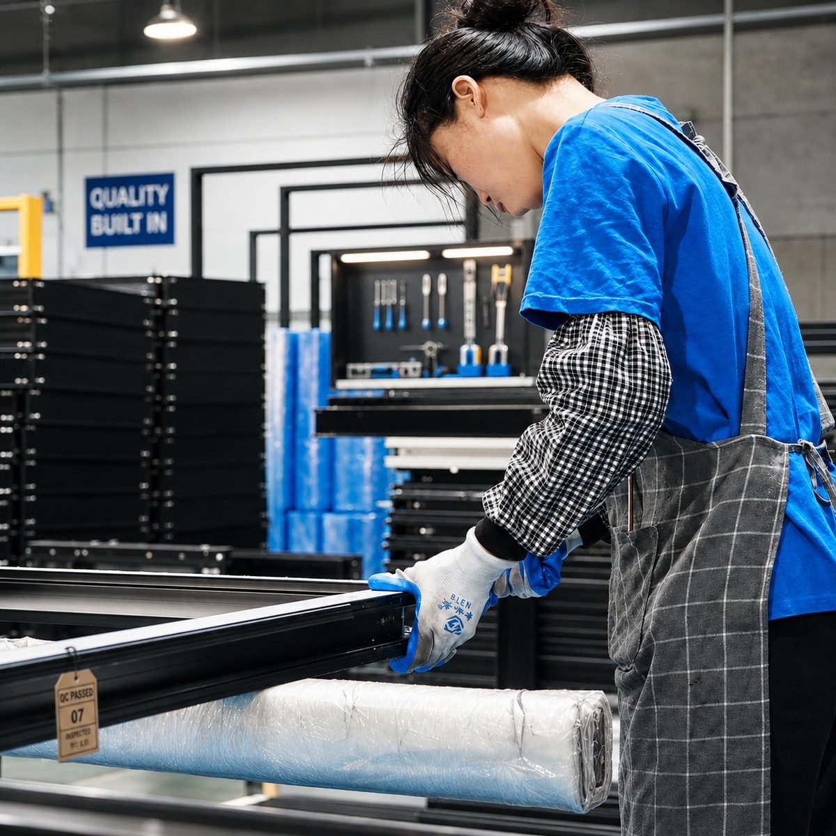 Aluminum frame assembly